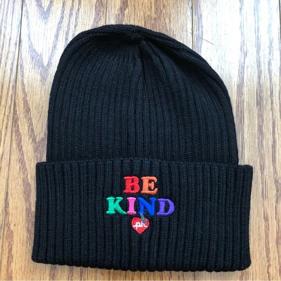 THE PHLUID PROJECT Be Kind Be Proud Beanies Black Rainbow & Laniard gift Set - Picture 3 of 8